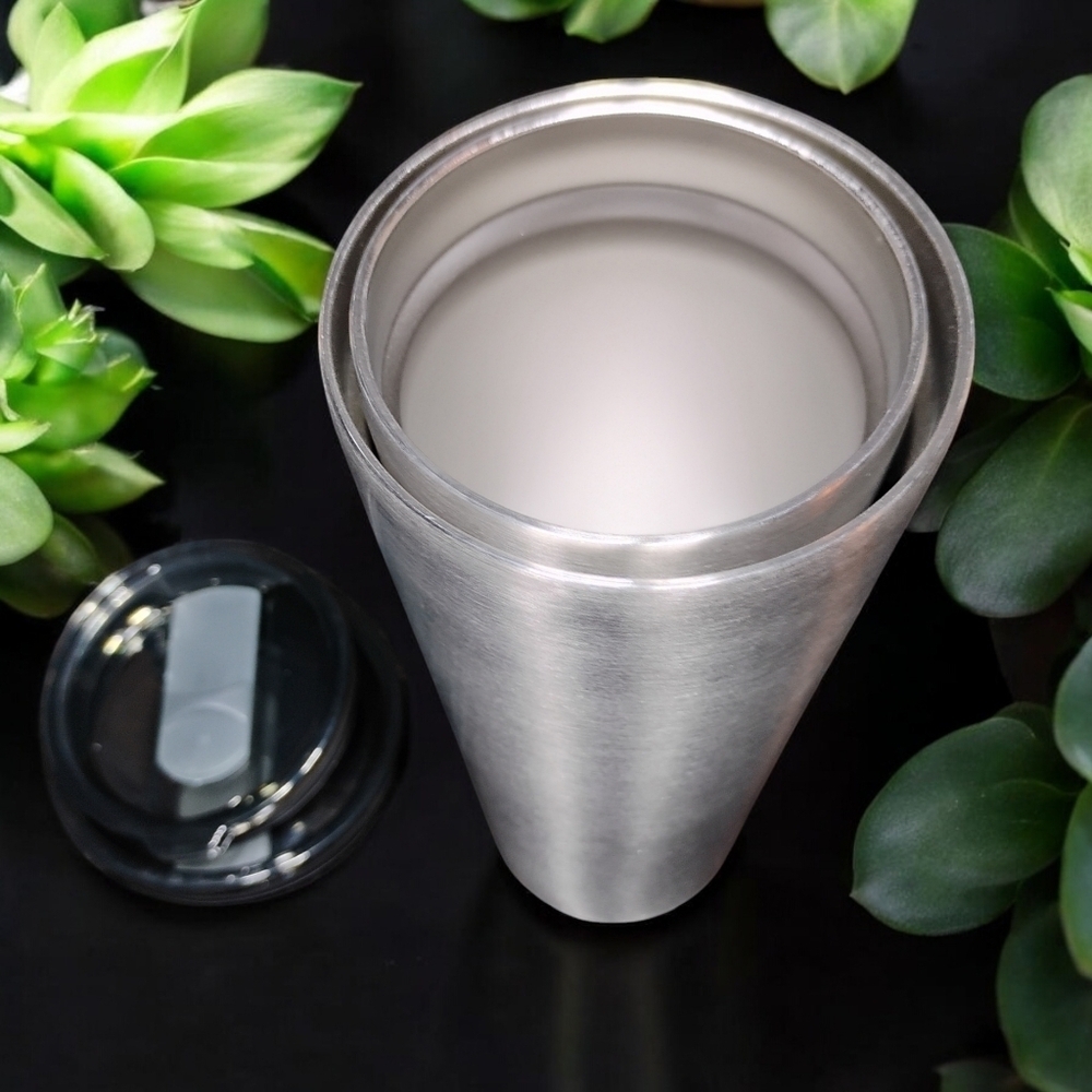 NEW (2) Slim Stainless Steel Tumblers. Double Walled Vacuum Insulated 32 & 22 OZ - Picture 8 of 10